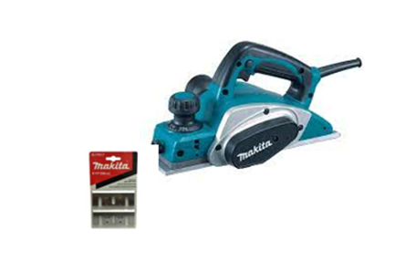 CO-KP0800-0922 CEPILLO  3-1/4" 620W KP0800 + CUCHILLAS D-17217 - MAKITA