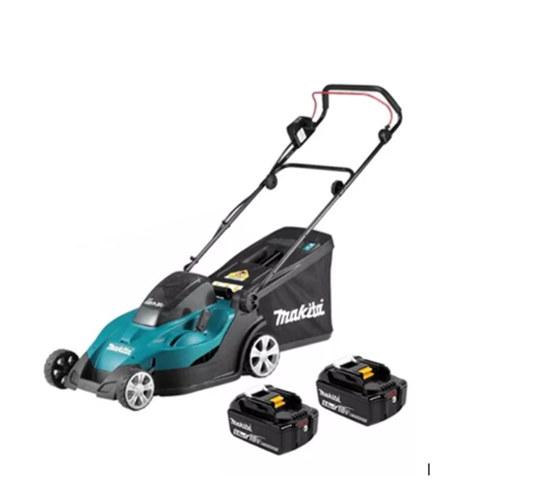 CORTADORA DE CESPED SIN TRACCION INALAM. 17" 430MM 18VX2 (INC. 2 B casa de AT  5.0Ah) DLM431CT2 - MAKITA