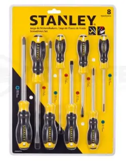 DESTORNILLADOR CUSHION GRIP (8 PIEZAS) #STMT66675-LA - STANLEY