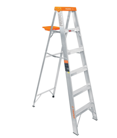 ESCALERA TIJERA ALUMINIO LIVIANO / 8 PASOS/  #10338 - TRUPER
