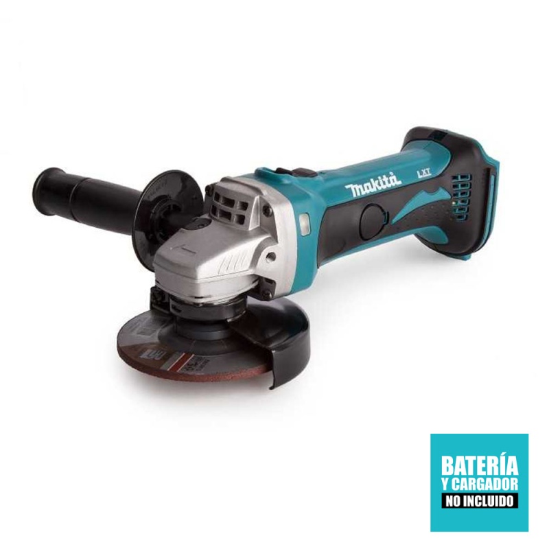 ESMERIL ANGULAR 4.1/2" 18V SIN/BAT DGA452Z - MAKITA
