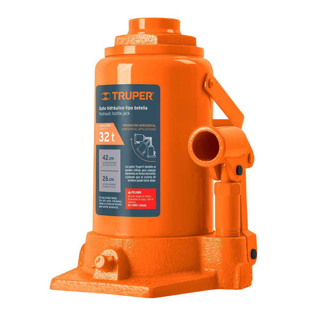 GATA HIDRAULICA T/BOTELLA 32 TON #14819 - TRUPER