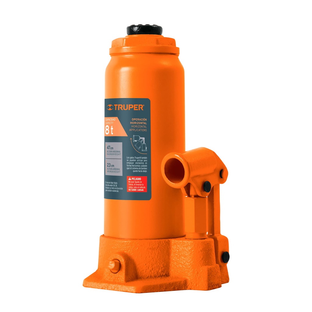 GATA HIDRAULICA T/BOTELLA 8 TON #14816 - TRUPER