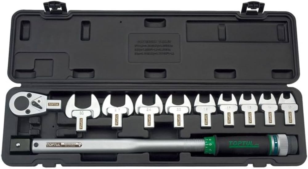 LLAVE DE TORSION 1/2"+CABEZA RATCHET+CABEZA DE LLAVES #GAAI1101 - TOPTUL