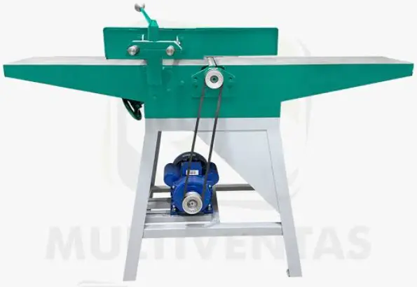 MAQUINA GARLOPA 12" FIERRO FUNDIDO + MOTOR MONOFASICO 3.0HP ALTA WEG - NACIONAL