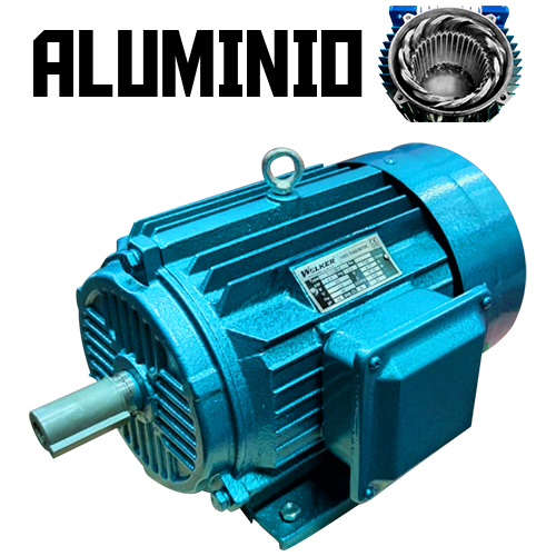 MOTOR TRIFASICO BAJA 7.5 HP - ALWIRE / YAL132S-4 - WELKER