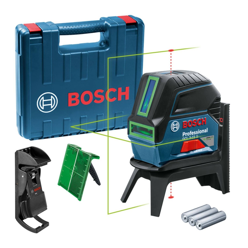 NIVEL LASER + RM1 + MALETIN (#GCL 2-15G) - BOSCH