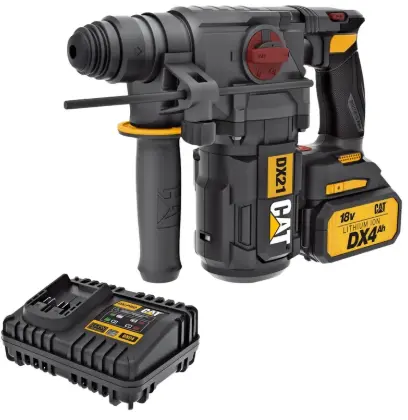 ROTOMARTILLO PLUS 18V #DX21B + 1 BATERIA 4.0AH + CARGADOR #DXB4K - CAT 