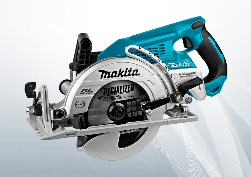 SIERRA CIRCULAR 7-1/4” 36V +2BAT 6.0Ah +CARGADOR DOBLE DRS780Z - MAKITA