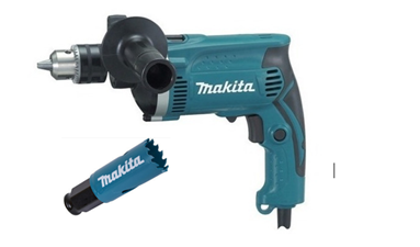 TALADRO PERC. 1/2" (5/8) 710W C/MALETA HP1630K + B-11293 - MAKITA