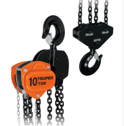 TECLE 10 TON. CON CADENA DE 3 MTS #16829 - TRUPER