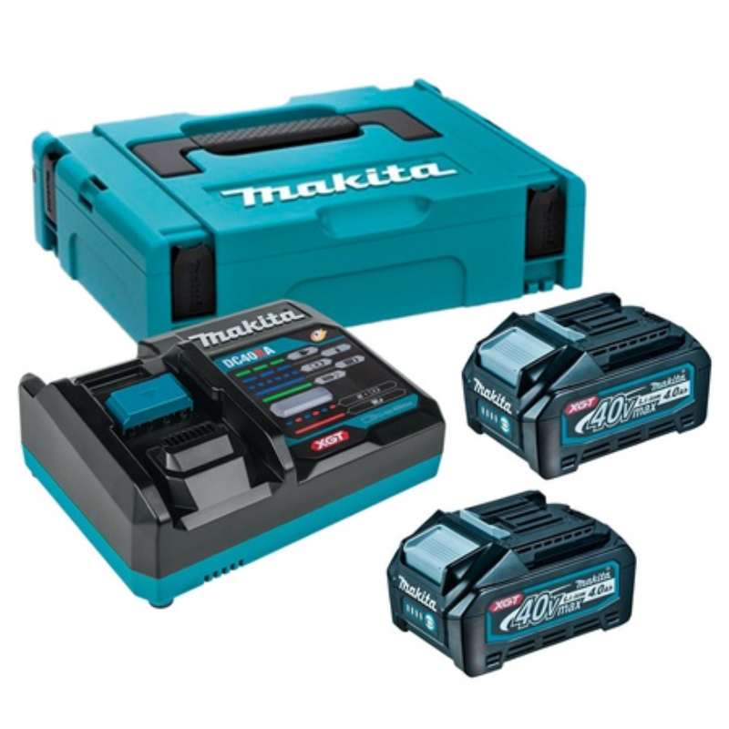 191J97-1 MAKPAC 2 BATER  40Vmax 4.0Ah + CARGADOR   XGT - MAKITA