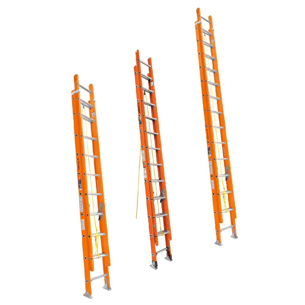 ESCALERA  TELESCOPICA 28 PASOS / 8 METROS / FIBRA DE VIDRIO  #100229 - TRUPER