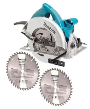 CO-5007NK-0626 SIERRA CIRCULAR 7.1/4" 1800W #5007NK + 2 DISCOS PARA MELAMINA #D-59427 - MAKITA