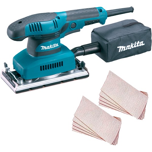 CO-BO3710-0608 LIJADORA ORBITAL 92-288MM 190W  BO3710 + 10 LIJAS 794158-2 - MAKITA
