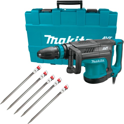 MARTILLO DEMOLEDOR SDS-MAX 1510W HM1213C + 5 CINCEL (D-34182) - MAKITA