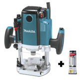 RUTEADORA 1/2" 2100W RP2301FC02  + FRESA RECTA D-49301 - MAKITA