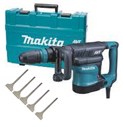 MARTILLO DEMOLEDOR SDS-MAX AVT 1300W HM1111C + 5 CINCEL PLANO B-13910 - MAKITA