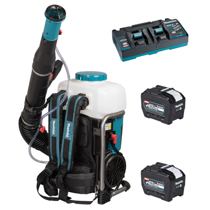 MOCHILA FUMIGADORA 15L 40V XGT PM001GZ C/ 2BAT. 8.0Ah Y CARGADOR - MAKITA