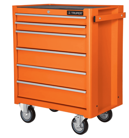GAVINETE METALICO MOVIL DE 6 CAJONES 130KG #12067 - TRUPER