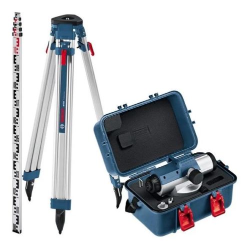 KIT - NIVEL OPTICO AUTOMATICO MODELO GOL26D CON TRIPODE BT160 Y REGLA GR500 - BOSCH
