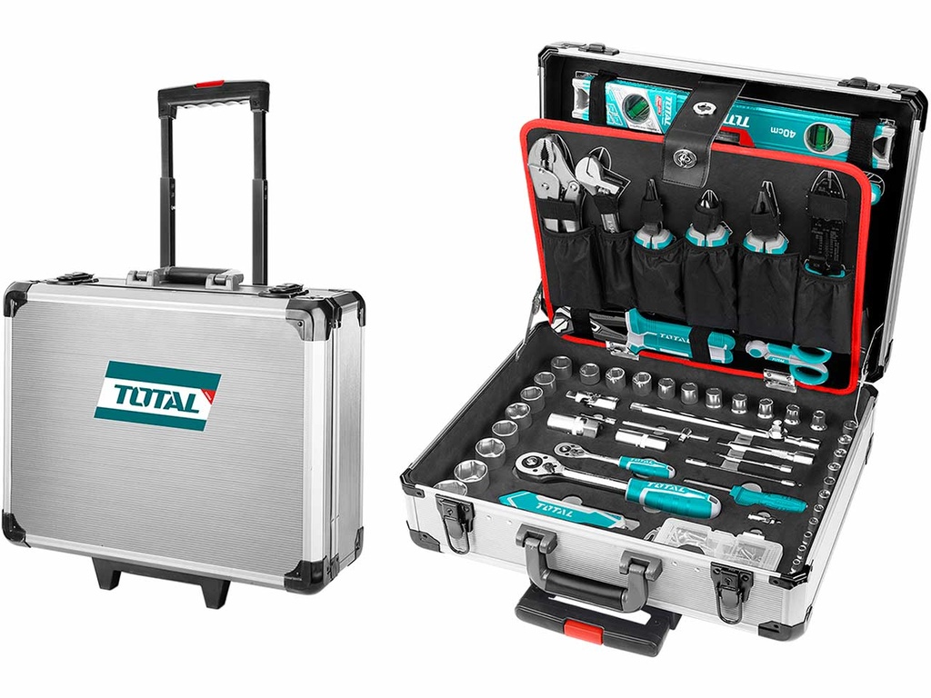 JUEGO HERRAMIENTAS MANUALES X 147 PCS #THKTHP21476 - TOTAL