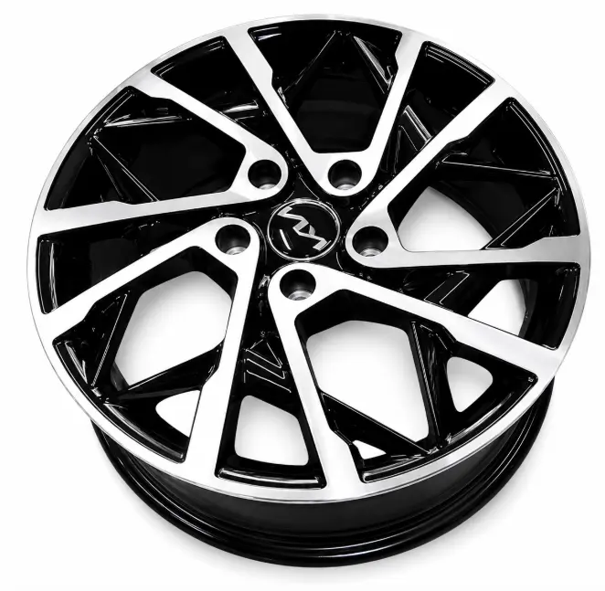 JUEGO DE AROS (16"x6.5) (5x114.3) ET35 CB73.1 BFP #VAR-8708-TP-1502 - VARELOX