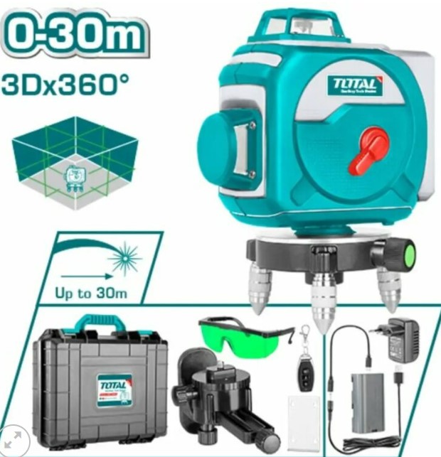 NIVEL LASER 3D 360° AUTONIVELANTE (#TLL255267) - TOTAL
