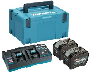 MAKPAC 2 BATERIA XGT 40Vmax 8.0Ah + CARGADOR RAPIDO (191Y97-1) - MAKITA