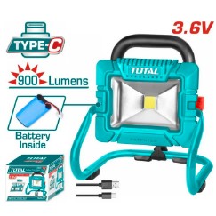 LAMPARA DE TRABAJO C/BATERIA INTEGRADA #TRLF4415 - TOTAL