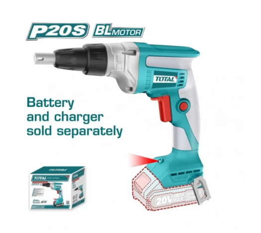 ATORNILLADOR DE DRYWALL 20V S/BATERIA S/CARGADOR #TDSLI2042006 - TOTAL