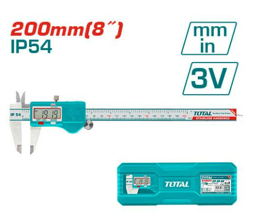 VERNIER CALIBRADOR DIGITAL8" INDUSTRIAL #TMT322006 - TOTAL
