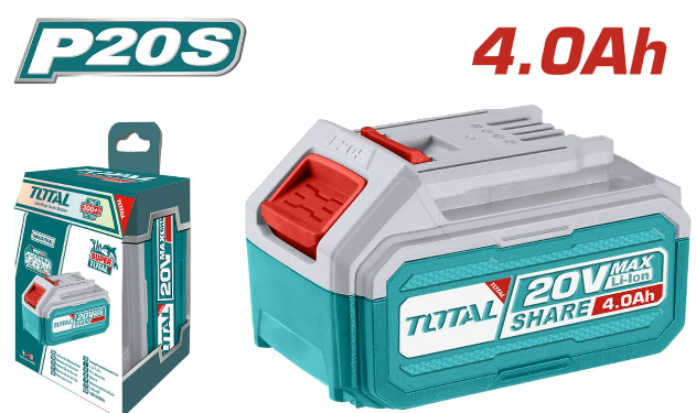 BATERIA INDUSTRIAL LI-ON 20V 4.0Ah #TFBLI20021 - TOTAL