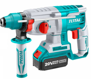 ROTOMARTILLO PLUS 20V + 2BAT 4.0Ah + CARGADOR + MALETA (#TRHLI202287) - TOTAL