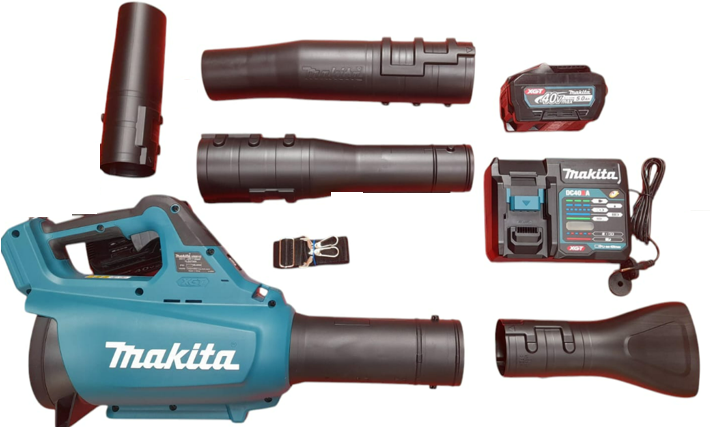 SOPLADORA INAL. 40V XGT BL MOTOR UB001G + 1BAT. 5.0AH BL4050F 632R45-4 + CARGADOR DC40RA 630B63-0- MAKITA