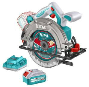 SIERRA CIRCULAR 6-1/2" 20V + 1 BATERIA 4.0AH + CARGADOR (#TSLI16521) - TOTAL