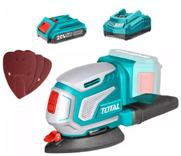 LIJADORA DE PALMA 20V +1BATERIA 2.0AH + CARGADOR #TDSLI2051 -  TOTAL