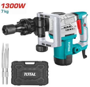 MARTILLO DEMOLEDOR HEXAGONAL 1300W / 7KG / 20J (#TH2130016) - TOTAL
