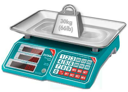 BALANZA DIGITAL COMERCIAL 30KG (#TESA3301) - TOTAL