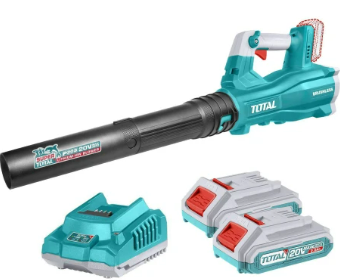 SOPLADORA LI-ION 20V 8.5M3 V/VARIAVLE 18500 + 2BAT. 2.0AH + 1CARGADOR (#TABLI204282) - TOTAL