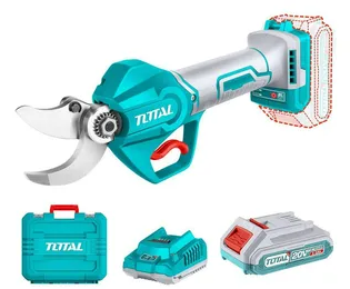 TIJERA LI-ON 20V P20S CORTE 20-30MM BRUSHLESS 1BAT. 2.0AH + CARGADOR MALETIN #TSSLI203083 - TOTAL