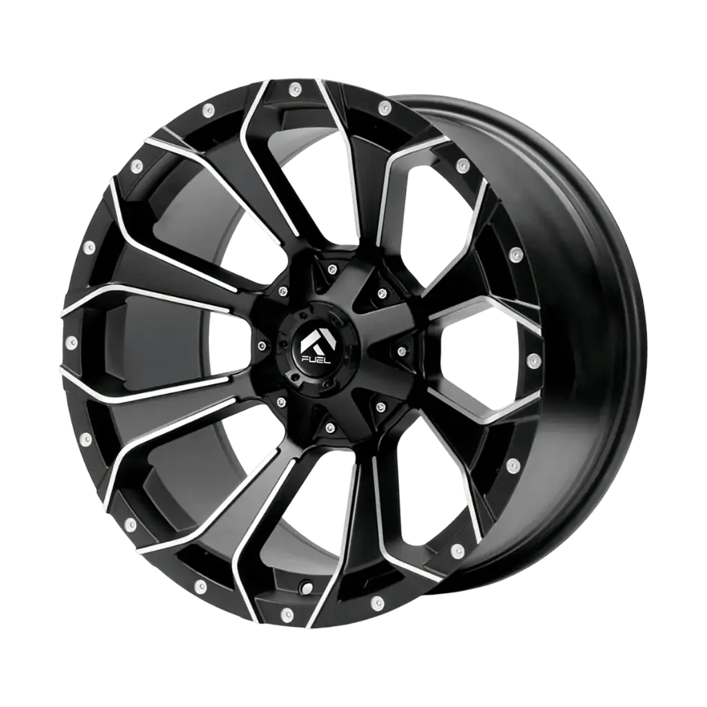 JUEGO AROS CAMIONETA (18"x9.0) (6x139.7) 0 110.1  MATT BMF+MILLING RIVETS #ES146(JT146-8) - ZEHLENDORF