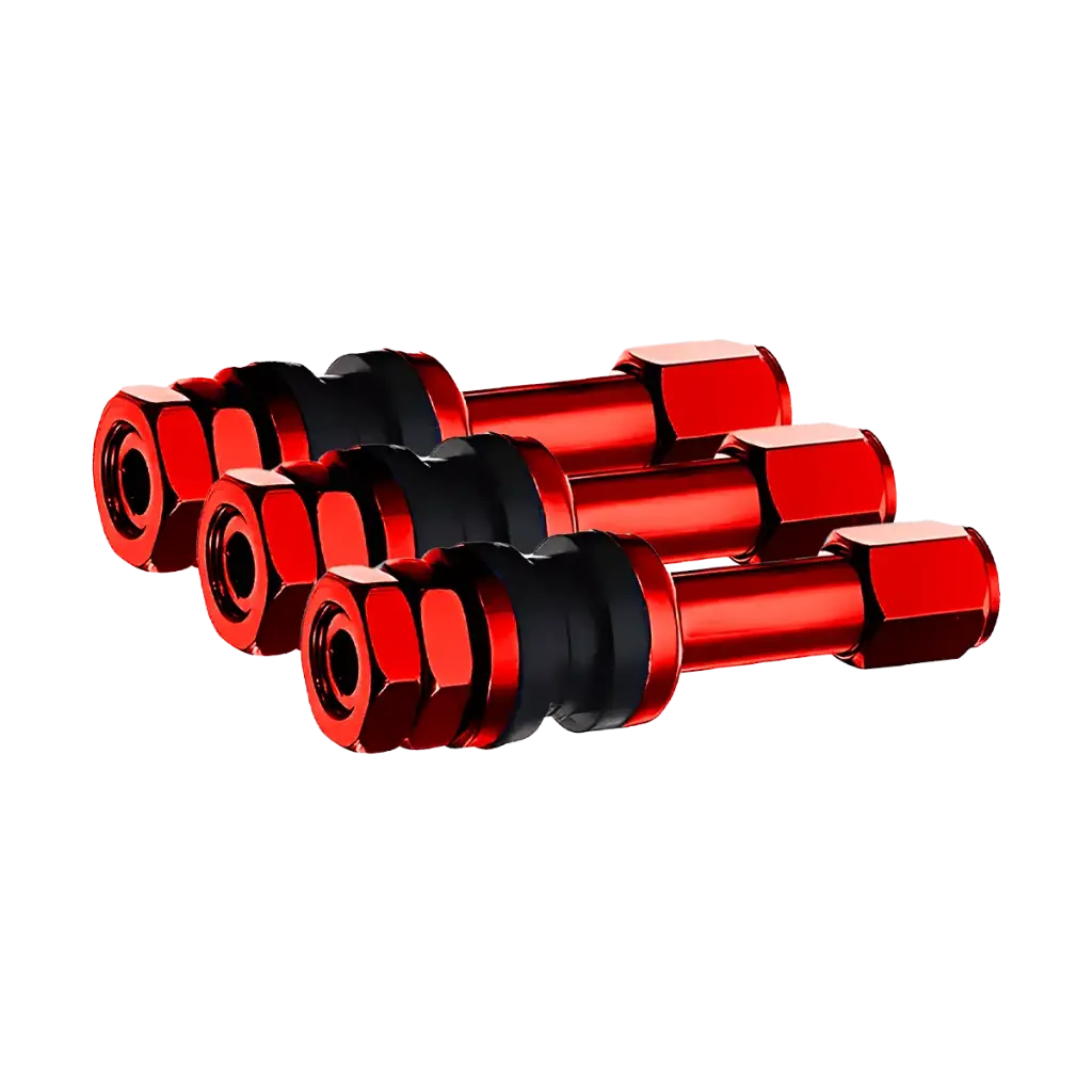 PITONES ROJOS CROMADOS - ZEHLENDORF