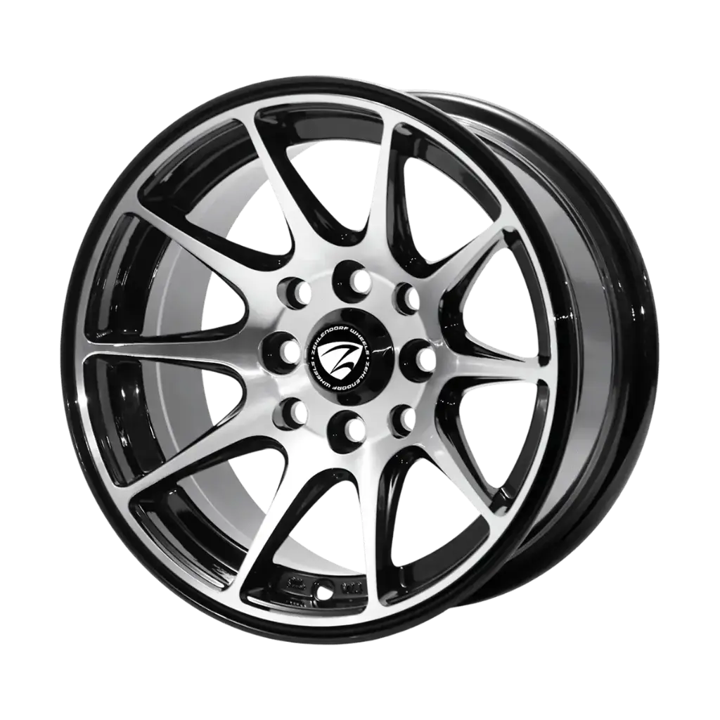 JUEGO AROS AUTO 18"x9.0 (5X114)  MATT BLACK  #ES127- ZEHLENDORF 