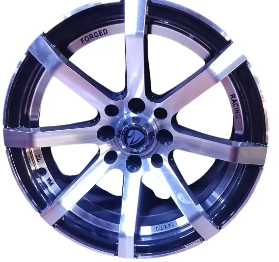 JUEGO AROS AUTOS (14"x7.0) (4x100/114.3) 73.1 MATT BLACK + UNDER CUT #RGW143 -  ZEHLENDORF