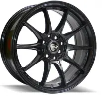 JUEGO AROS (16"x7.0) (10x100/114.3) 35 73.1  MATT BLACK #H5864/(ZH112) - ZEHLENDORF