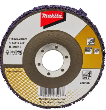 DISCOS DE VELLON P/METAL Y ACERO B-29016 - MAKITA