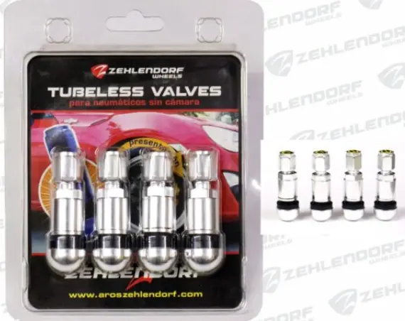 SET PITONES FORJADO DE ALUMINIO POR 4 UNIDADES PLATEADO - ZEHLENDORF