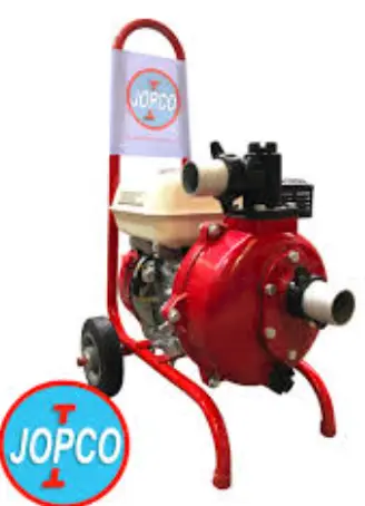 BOMBA ALTA PRESION 2"X2"  MOD: 2HP50 MULTIETAPA CON MOTOR GASOLINERO WELKER WK270 / 9HP - JOPCO