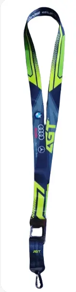 LANYARD CON DESTAPADOR Y ARNES NEGRO - AGT